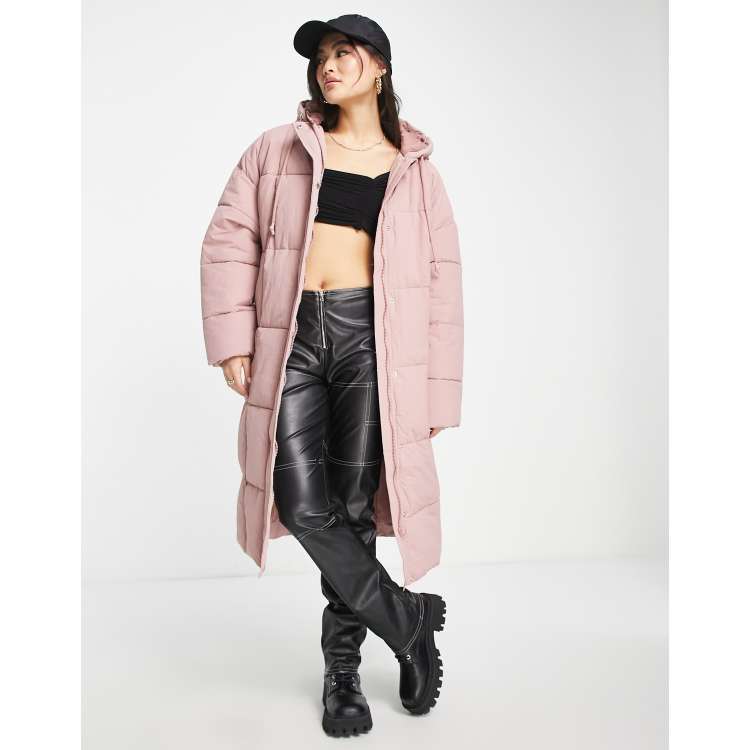 Buy Missguided Ski Neon Padded Jacket - Pink