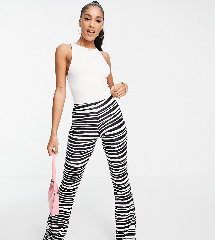 Missguided seamless bodysuit with racer neck in white