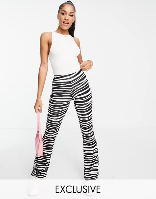Missguided seamless bodysuit with racer neck in white