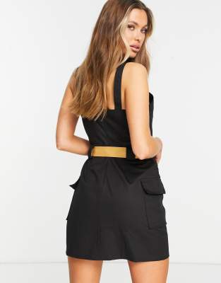 utility dress missguided