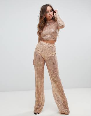 sequin co ord set