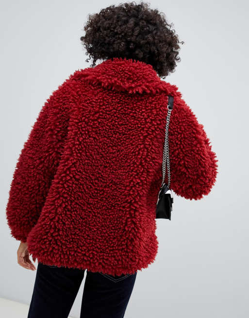 Shaggy borg 2025 teddy jacket