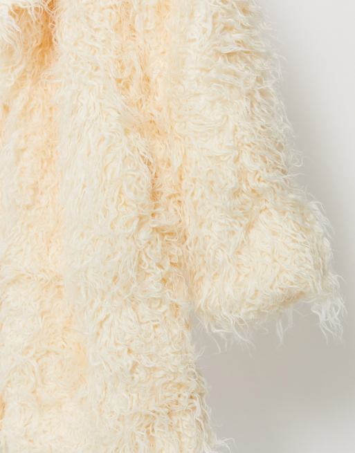 Missguided shaggy coat sale