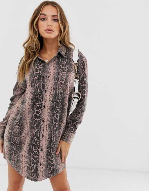 Missguided snake outlet dress