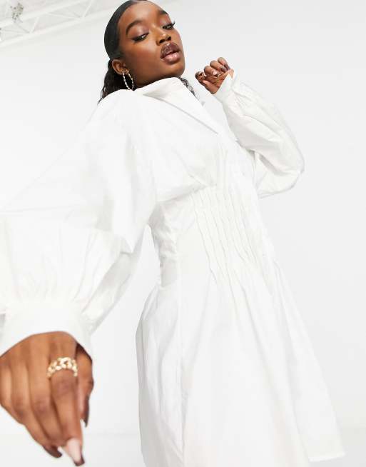 Missguided white shirt dress on sale