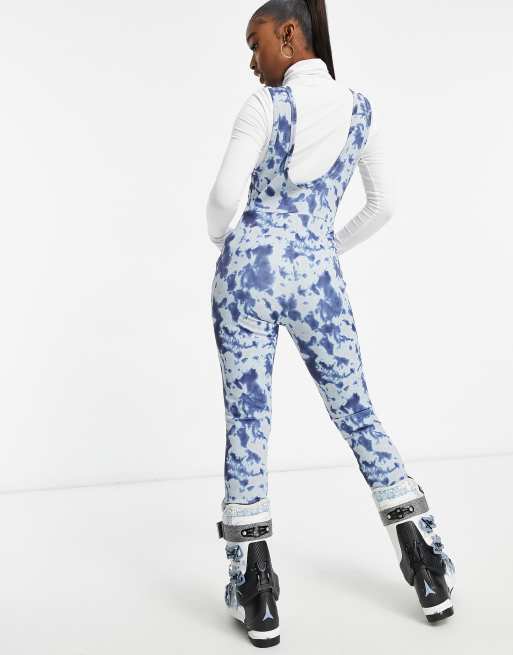 Missguided - Ski - Overalls i blå batik, 2 af 4
