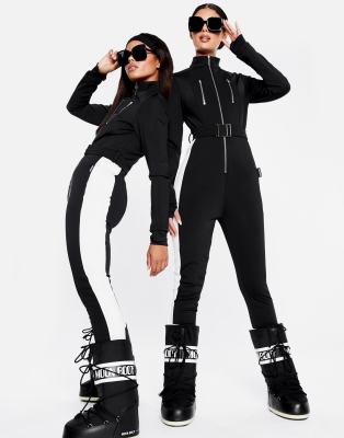 ski suit black