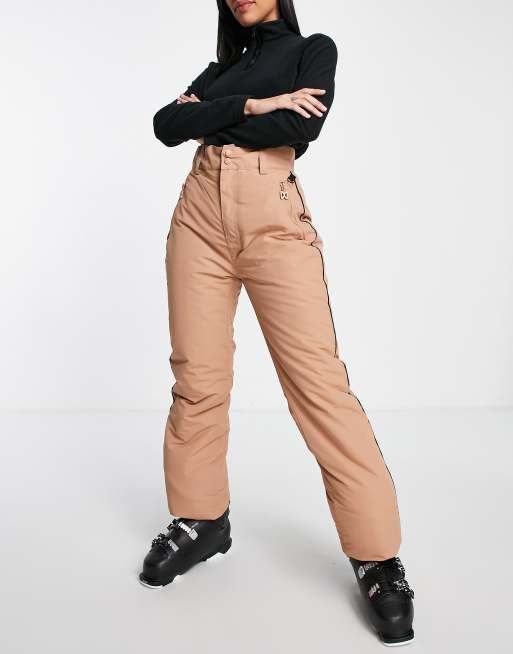 Missguided Ski slim leg pants in camel