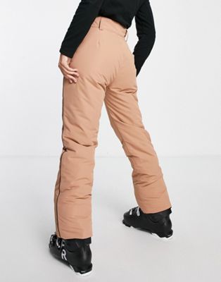 MISSGUIDED Camel Contrast Panel Ski Trousers with Stirrups UK 12 (MSGD4-8)