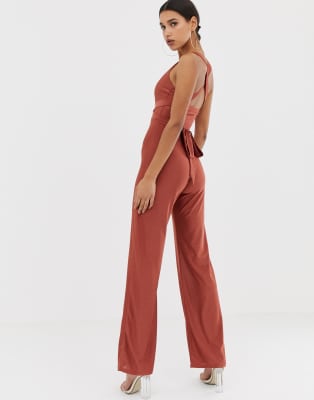 cross back jumpsuit