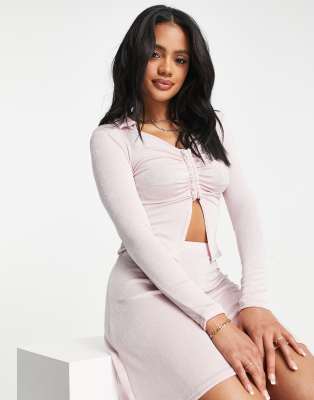 missguided pink shirt