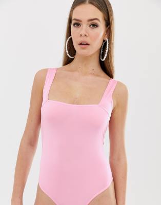 square neck bodysuit