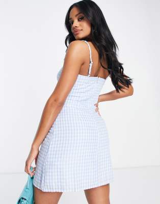 gingham cami dress