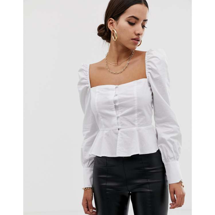 Missguided store peplum top