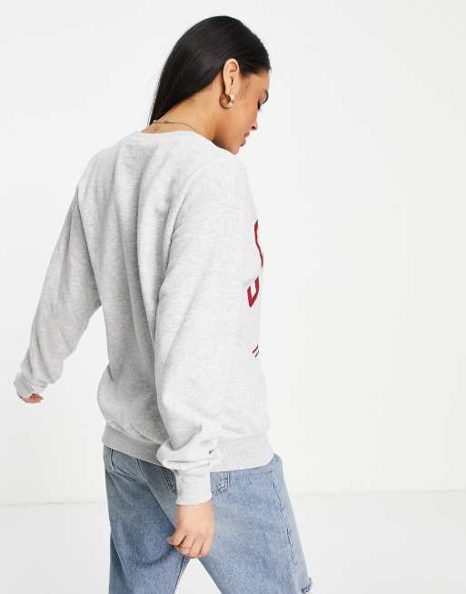 Missguided store grey sweatshirt