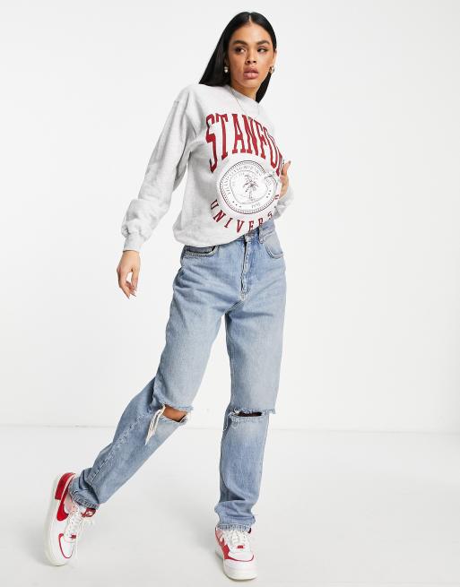 Missguided 2024 grey sweatshirt