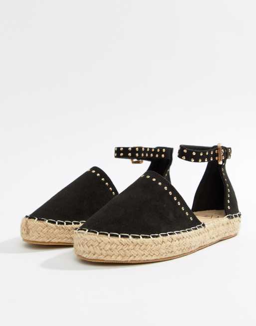 Studded store flatform espadrilles