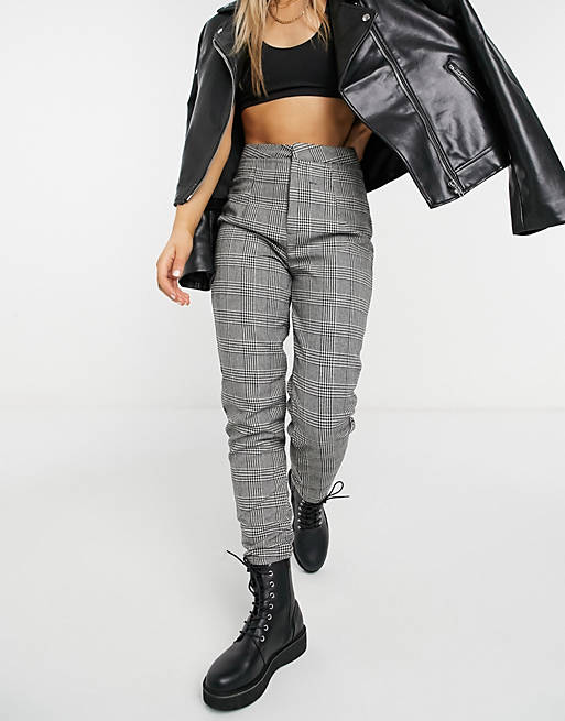  Missguided tailored trouser in check 