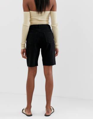 boyfriend shorts black