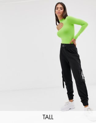 black cargo pants missguided