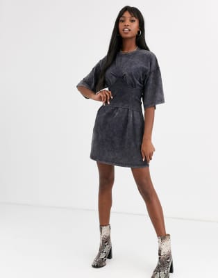 corset t shirt dress