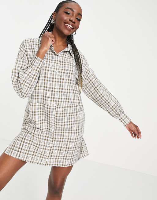 Missguided tartan outlet dress