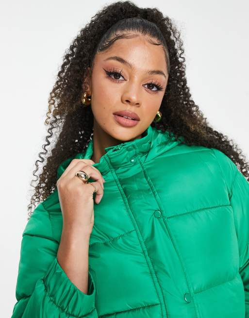 Missguided shop green jacket