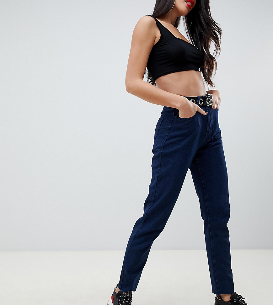 Missguided Tall - Mom jeans in blauw