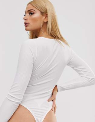 missguided white bodysuit