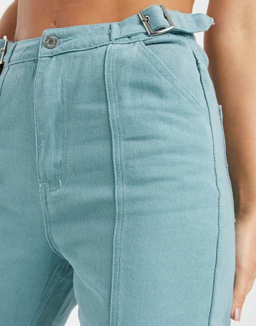 Pantalon Taille Haute (High Waisted) Missguided - Couleur Tan (beige) - Taille 6 - Neuf Avec étiquettes