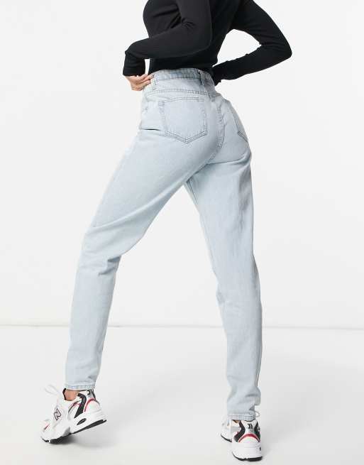 Missguided Tall - Riot - Mom jeans a vita alta blu - MBLUE, 2 di 4
