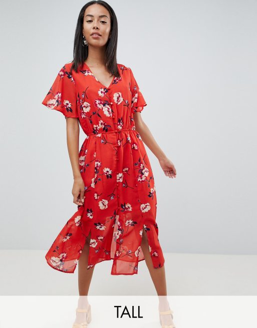 Missguided robe fleurie hot sale