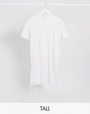 ruched side t shirt