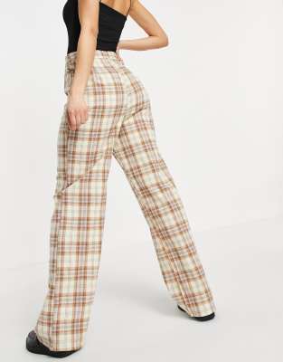 missguided plaid pants