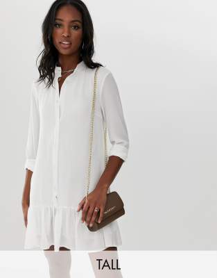 asos white peplum dress