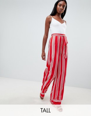 tall striped trousers