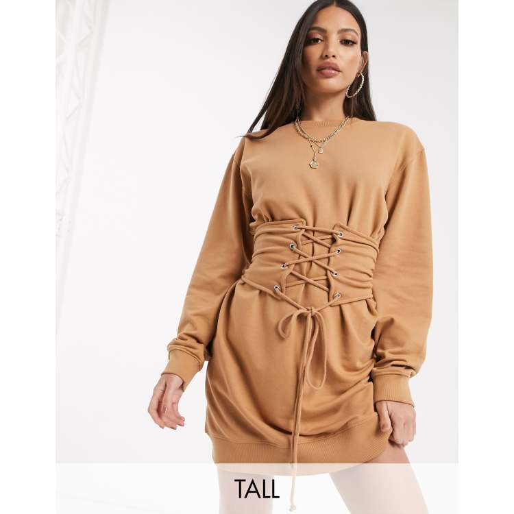 Missguided discount corset sweatshirt