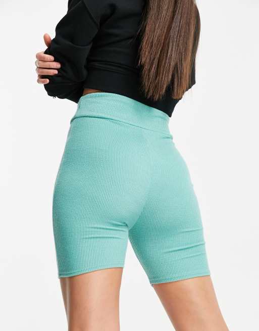 Missguided Tall – Szałwiowozielone krótkie legginsy, 4 z 4
