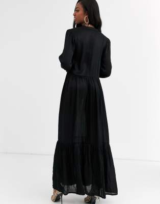 tall maxi shirt dress