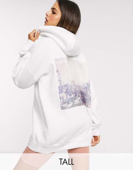 White hot sale hoodie graphic