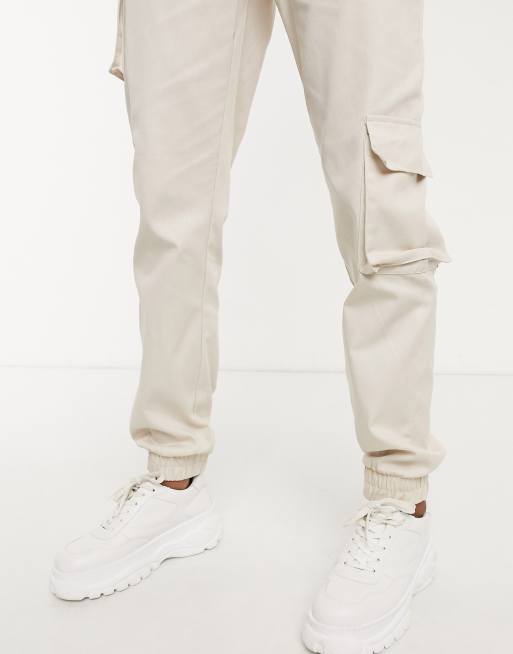 Twill on sale cargo joggers