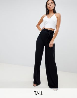 asos tall wide leg trousers