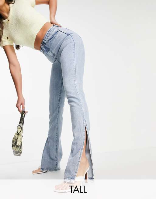 Missguided Tall - Wrath - Jeans con spacchi vistosi, colore blu