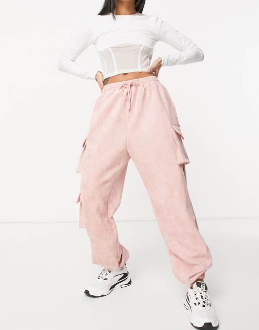 Missguided store pink joggers