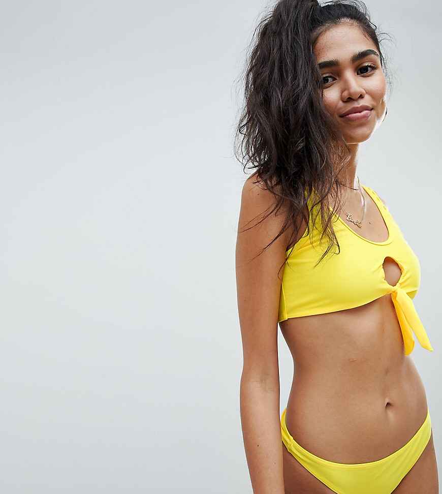 Missguided Thong Bikini Brief-Yellow