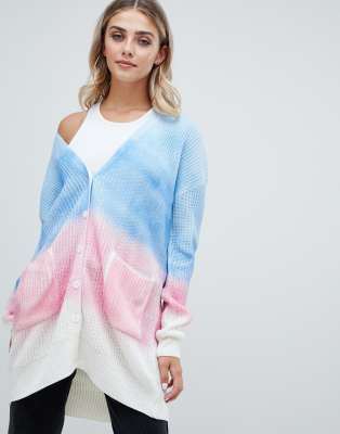 tie dye cardigan sweaters