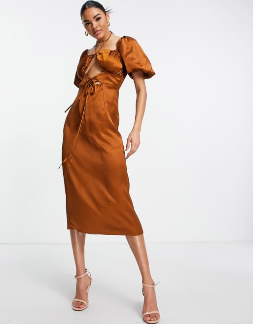 Missguided 2025 rust dress