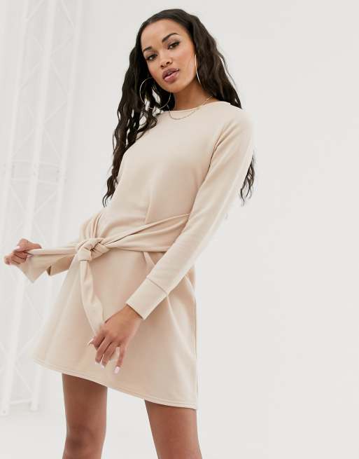 Missguided store sweatshirt dress