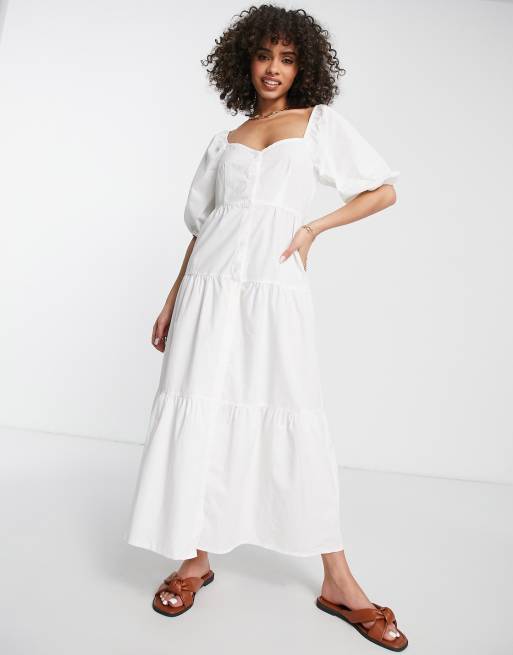 Missguided white deals dress asos