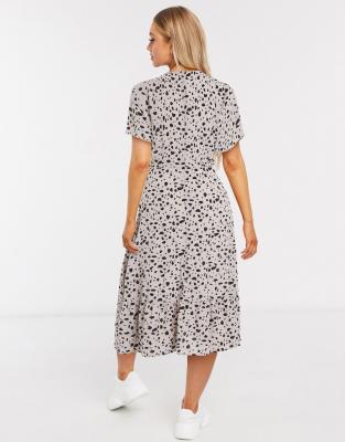 dalmation print dress